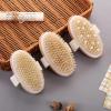 1-Piece Shower Brush, Portable Handheld Brush with Wooden Bristles, Exfoliating Massage, Soft Spa Brush, Shower Massage Tool (B) view 2