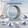 Large Cat Exercise Wheel, Quiet Indoor Treadmill, 31.5 x 13.15 x 33.85 in view 4