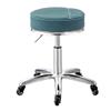 QPKZ Green PU Leather Height-Adjustable Rolling Stool view 1