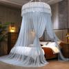 AQCQDQ Dome Mosquito Net Bed Canopy, 120 cm, Blue-Gray view 1