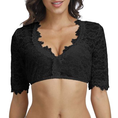 Women's Sexy 2-Piece Lingerie Set with Transparent Mesh, Heart and Leopard Print