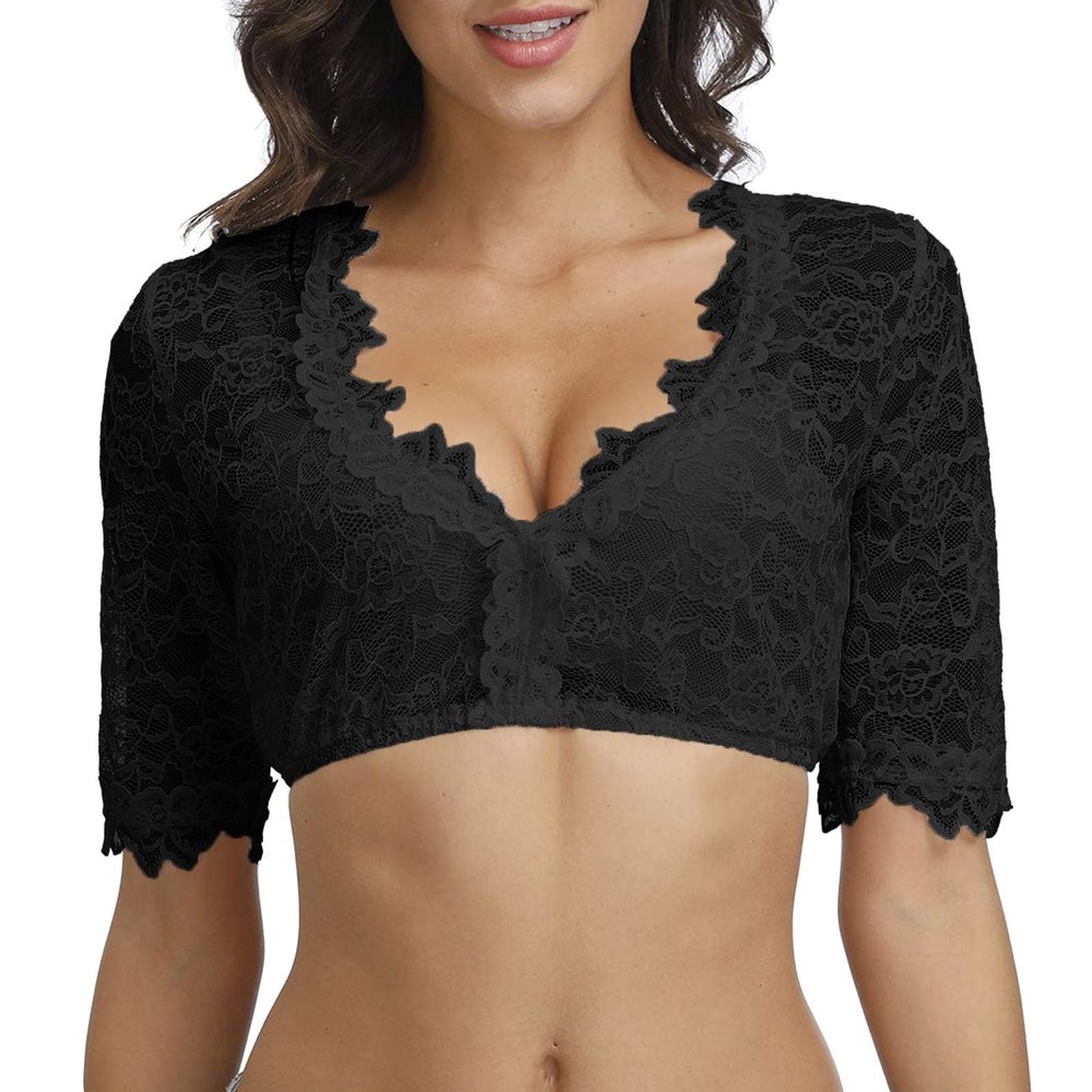 Women's Sexy 2-Piece Lingerie Set with Transparent Mesh, Heart and Leopard Print