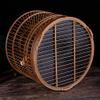 DFGHNBVC Bird Cage, Drawer-Type Bamboo Cage, Round Birdhouse, Large, Qn002 Full-Fabric view 2