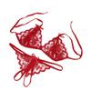 Women's Red Plus-Size Lace Babydoll Lingerie view 1