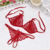 Women's Red Plus-Size Lace Babydoll Lingerie view 3