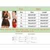 Generic Black Sexy Women's Lace Lingerie Set with Push-Up Bra, Adjustable Thong and Bodysuit Babydoll view 4