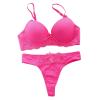 Women's Lace Push-Up Bra and Panty Set view 1