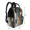 ZSUUGJ Diaper Bag with Painting Design, Backpack, Multifunctional, for Travel, Black, Black, One Size view 2