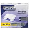 Soffisof Incontinence Bed Pads 80 x 180 cm, Disposable, 15-Pack, 7 Drops view 1