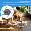 Slow-Feeding Dog Bowl Insert – Silicone Maze for Portion Control & Healthy Eating view 4