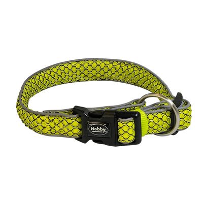 Nobby MESH AIR Collar Yellow XS-S 20mm, 25-35cm