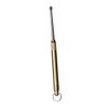 Portable, Lightweight Gold Ear Spoon in Stainless Steel and Brass view 1