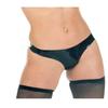 Women's Latex Exotic G-String Panties, Transparent, XXL view 2