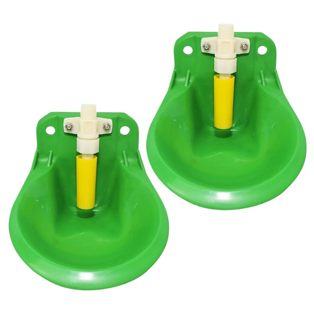 Automatic Livestock Waterer, 2-Pack, 600 ml, with Float Valve