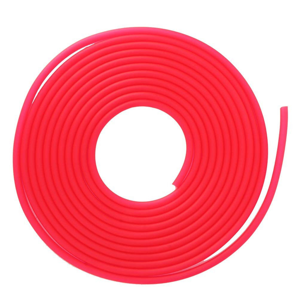 Haofy 5 m Aquarium Air Tube, Thick Silicone Hose, Transparent/Black/Yellow/Red
