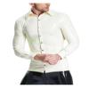 VIYOLI Men's Long-Sleeve Natural Latex T-Shirt, Black, XS view 3