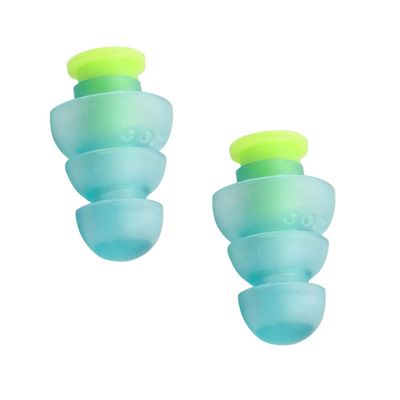 Blue Music Earplugs, 1 Pair, Silicone, Reusable