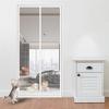 Pet Fly Screen Door, 90 x 200 cm, Plastic Mesh Curtain with Zipper view 4