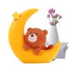 Moon Bear Cake Decorations, Cute Resin Decor for Cakes and Pies view 1
