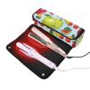 Customizable Fruit-Pattern Travel Hair Tool Bag with Heat-Resistant Mat view 2