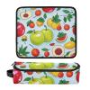 Customizable Fruit-Pattern Travel Hair Tool Bag with Heat-Resistant Mat view 3