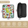 Customizable Fruit-Pattern Travel Hair Tool Bag with Heat-Resistant Mat view 4