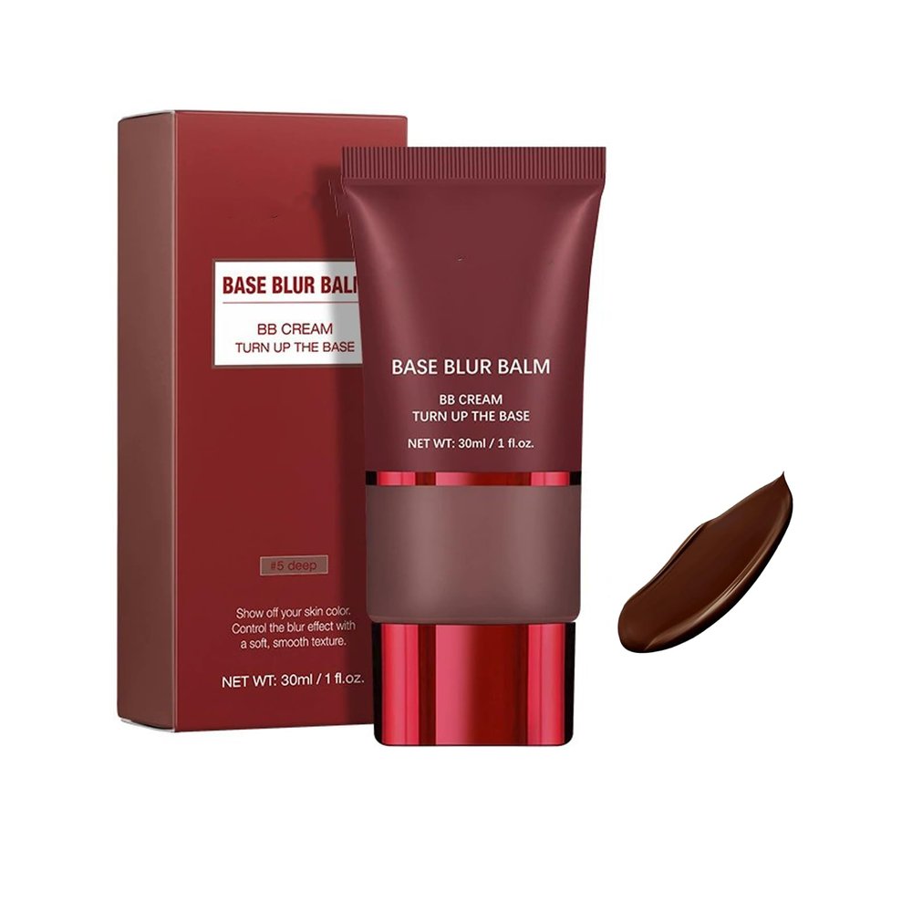 BB Cream – Lightweight Concealer, Full-Coverage Foundation Makeup, Women's Facial Concealer, Moisturizing Makeup Base (#5, 30 ml)