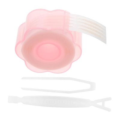Double Eyelid Patches, 360 Pieces, Pink Fiber, Water-Activated
