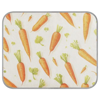 siphylline Simple Fresh Carrot Summer Cooling Mat for Dogs, Self-Cooling Portable Pet Bed for Rabbits, Outdoor, S