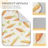 siphylline Simple Fresh Carrot Summer Cooling Mat for Dogs, Self-Cooling Portable Pet Bed for Rabbits, Outdoor, S view 3