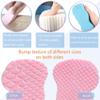 Super-Soft Exfoliating Shower Sponge, 3D Cleansing Sponge, Skin-Friendly, Reusable, Blue (4-Pack) view 2