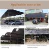 UV Protection Shade Net, 97% Shade, HDPE, Black, 8 x 18 m view 2