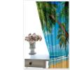 Beydodo Blackout Curtains for Kids' Room, Opaque Grommet Curtains, 2-Piece Set, Sea Beach Coconut Palms, 214 x 183 cm view 3