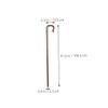 SOIMISS 3-Piece Halloween Costume Walking Cane Cosplay Props, Dark Brown Plastic view 2
