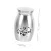 Mipcase Small Alloy Pet Urn for Dog and Cat Ashes view 2