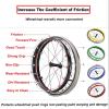 22-Inch Silicone Wheelchair Push-Rim Covers, Non-Slip, Wear-Resistant, 1 Pair, Black view 4