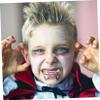 1-Set Copper Gold Vampire Grillz for Halloween and Cosplay view 3