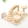 SEWOART Hamster Bridge for Dwarf Hamsters, Ladder and Platform, Chew-Resistant view 2