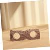 Wooden Hamster Tunnel for Small Animals, Chew Toy, Coffee view 4