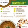 Agricola Miglioretti Organic Spelt & Nettle Soup, Ready in 3 Minutes, Vegan, Gluten-Free, No Preservatives, 3 Servings view 2