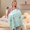 Adsfvs Nursing Cover for Breastfeeding, Apron with Arched Neckline, Car Seat Cover view 2