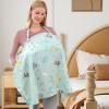 Adsfvs Nursing Cover for Breastfeeding, Apron with Arched Neckline, Car Seat Cover view 3