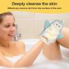 Cartoon Body Scrub Shower Mitts view 3