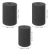 Cup Turner Sponges for Rotating Cylinders, Black, 8-Piece view 2