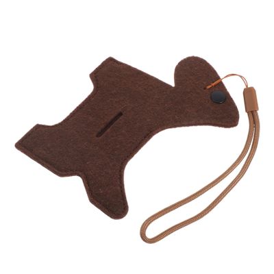 Hemobllo Portable Felt Dog Waste Bag Dispenser