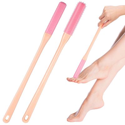 VERDANVERSE 2-Pack Silicone Toe Cleaning Brushes with Long Handles