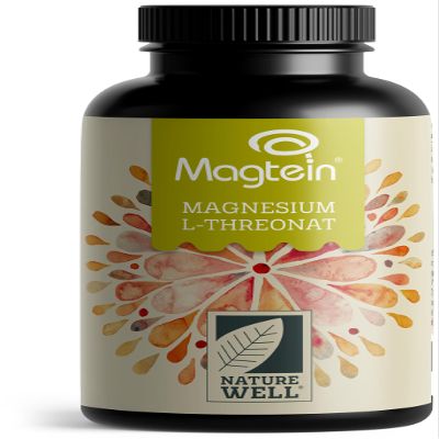 Magtein Magnesium L-Threonate Capsules, 120 Count – 2,000 mg per Day – Innovative, Patented Formula
