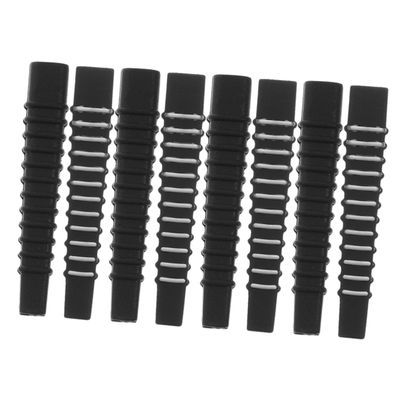 Veemoon Silicone Eyeglass Temple Holders, 8-Pack, Black, Anti-Slip