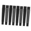 Veemoon Silicone Eyeglass Temple Holders, 8-Pack, Black, Anti-Slip view 1
