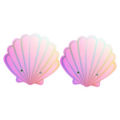 2-Piece Acrylic Shell-Shaped Eyelash Extension Trays